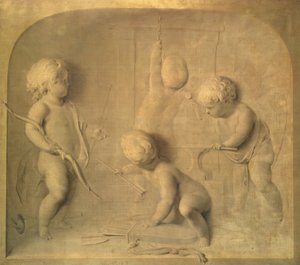 Putti façonnant les flèches de Cupidon - Jacob de Wit